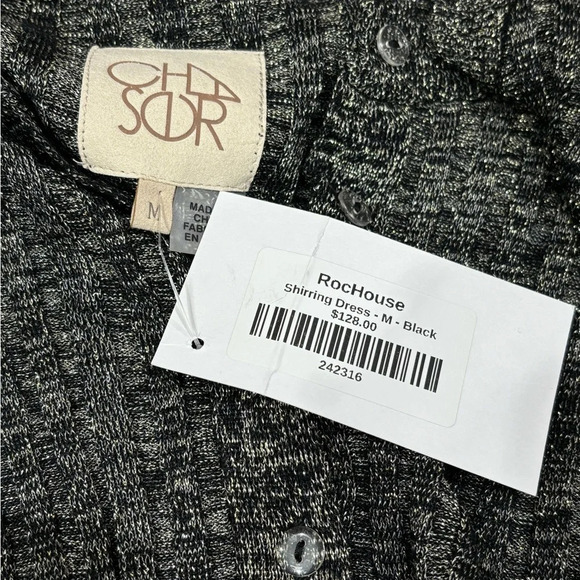 Rochouse Metallic Gold and Black Sweater Dress NWT - Picture 5 of 8